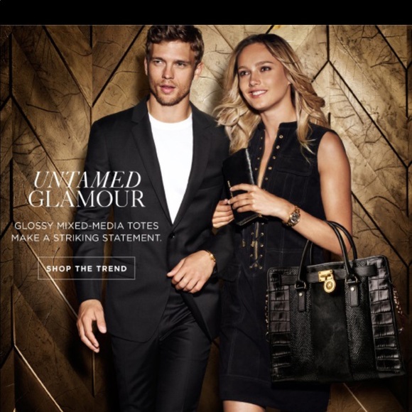 MICHAEL KORS Hamilton Mixed Media NS Tote